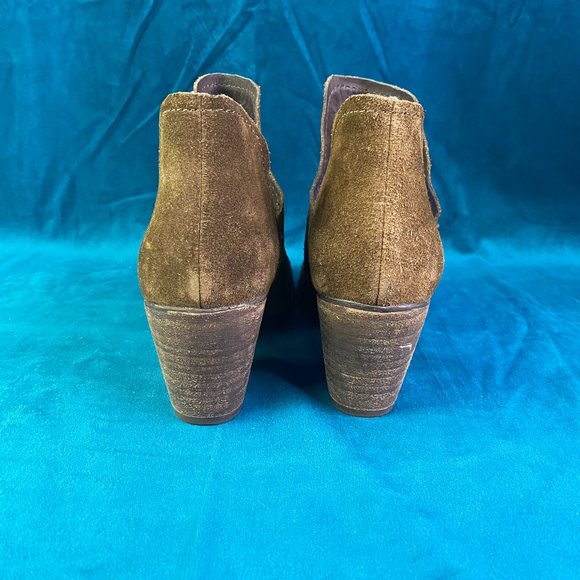 Steve Madden Adelphie Suede Boots Green - Picture 6 of 10